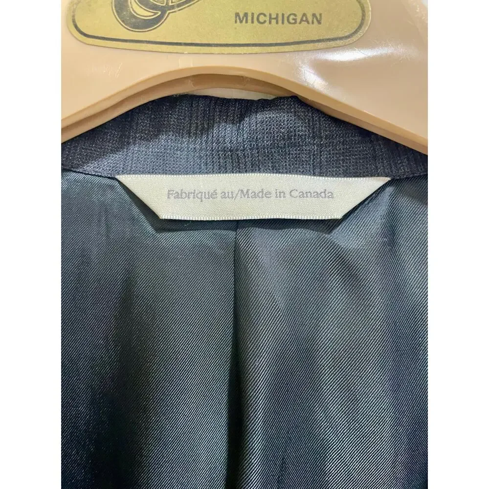 Samuelsohn Blazer Pant Suit Set Gray Plaid 48/42 Tall Long